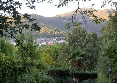 Vistas desde el jardín Casa Bonita Navacerrada